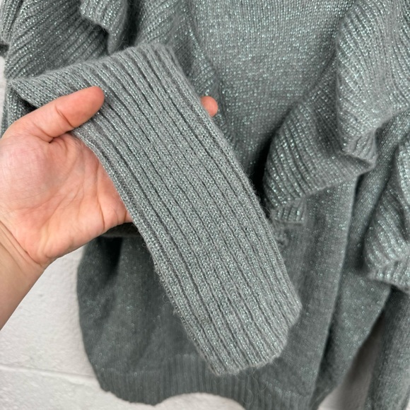 FARM RIO METALLIC RUFFLE SWEATER SIZE M - Picture 9 of 15